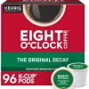 Eight O'Clock The Original Decaf Coffee, Keurig K-Cup Pod, Medium Roast, 96/Carton (6425CT)
