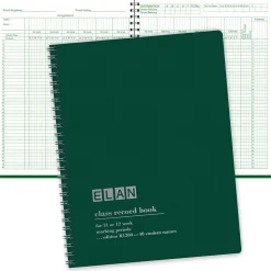 ELAN Undated Class Record Book, 8.5" x 11", 50/Pack (R1200-CP)