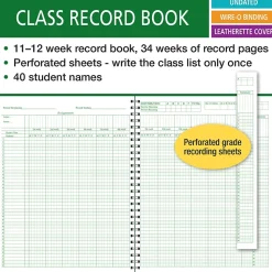 ELAN Undated Class Record Book, 8.5" x 11", 50/Pack (R1200-CP)