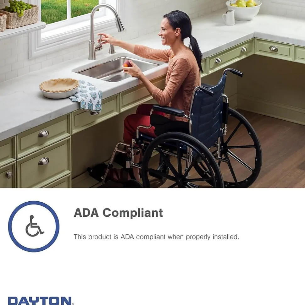 Elkay Dayton Stainless Steel 33" x 19" x 6-7/16", Equal Double Bowl Top Mount Sink (D233194)