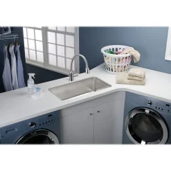 Elkay Lustertone Classic Single-Bowl Undermount Sink, 18.25