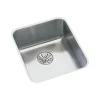 Elkay Lustertone Classic Single-Bowl Undermount Sink w/Perfect Drain, 18.5" x 18.5" x 6.88", Stainless Steel, Lustrous Satin