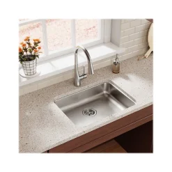 Elkay Lustertone Classic Single-Bowl Undermount Sink, 18.25
