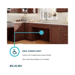 Elkay Lustertone Classic 3-Hole Single-Bowl Drop In Sink, 5.5