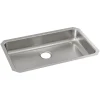 Elkay Lustertone Classic Single-Bowl Undermount Sink, 18.5" x 30.5" x 5.38", Stainless Steel, Lustrous Satin (ELUHAD281655)