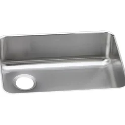 Elkay Lustertone Stainless Steel 25-1/2" x 19-1/4" x 8", Single Bowl Undermount Sink (ELUH2317L)