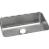 Elkay Lustertone Stainless Steel 26-1/2" x 18-1/2" x 8", Single Bowl Undermount Sink (ELUH2416)