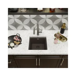 Elkay Quartz Luxe Single-Bowl Drop-In/Undermount Bar Sink, 15.75