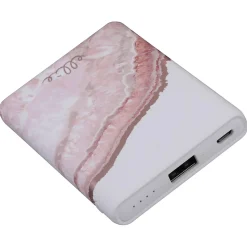 ELLIE ROSE 5,000 mAh Power Bank, Rose Gold Agate (PB-0034)