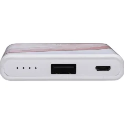 ELLIE ROSE 5,000 mAh Power Bank, Rose Gold Agate (PB-0034)