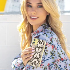ELLIE ROSE Phone Case for iPhone 11/XR, Snakeskin (11XR-0005)