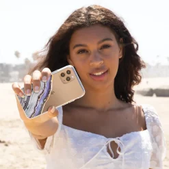 ELLIE ROSE Phone Case for iPhone 12 Pro Max, Lavender Agate (12PROMAX-0004)