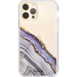 ELLIE ROSE Phone Case for iPhone 11 Pro Max/Xs Max, Lavender Agate (11PROMAX-0004)