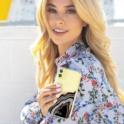 ELLIE ROSE Phone Case for iPhone 11/XR, Onyx Obsession (11XR-0001)