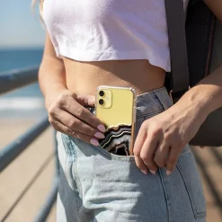 ELLIE ROSE Phone Case for iPhone 11/XR, Onyx Obsession (11XR-0001)