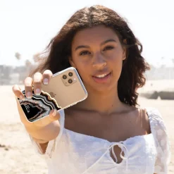 ELLIE ROSE Phone Case for iPhone 11 Pro/X/Xs, Onyx Obsession (11PROX-0001)