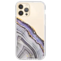 ELLIE ROSE Phone Case for iPhone X, Xs, and 11 Pro, Deep Purple Agate (11PROX-0004)