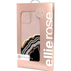 ELLIE ROSE Phone Case for iPhone 12 Mini, Onyx Obsession (12M-0001)