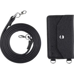 ELLIE ROSE Smartphone Pocket Attachment with Strap, Black (CB-0001)