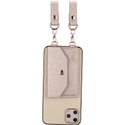 ELLIE ROSE Smartphone Pocket Attachment with Strap, Rose Gold (CB-0002)