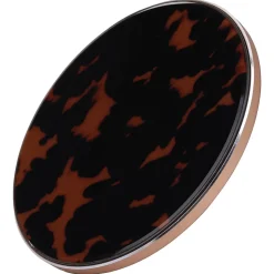 ELLIE ROSE Wireless Charging Pad, Tortoiseshell (WC-0038)
