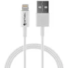 Ematic Charge and Sync Lightning to USB-A Cable 10 ft., White, (ELC510)