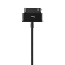 Ematic Charge and Sync 30-Pin to USB-A Cable, 3 ft., Black (ESC30)