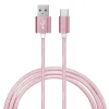 Ematic Charge and Sync USB-C 2.0 to USB-A Cable, 6 ft., Pink, (EUTC602PN)