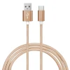 Ematic Charge and Sync USB-A to USB-C Cable, 3 ft., Gold, (EUSBCGL)