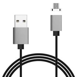 Ematic Magnetic Micro USB to USB-A Cable for Android Devices, 3 ft., Black (EUTCMG401)