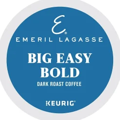 Emeril's Big Easy Bold Coffee, Keurig K-Cup Pod, Dark Roast, 96/Carton (PB4137CT)