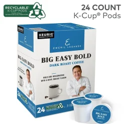 Emeril's Big Easy Bold Coffee Keurig® K-Cup® Pods, Dark Roast, 24/Box (PB4137)
