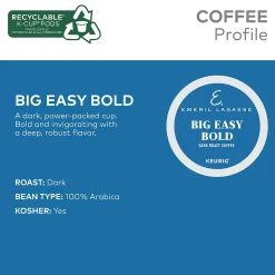 Emeril's Big Easy Bold Keurig® K-Cup® Pods, Dark Roast, 48 Count (373309)