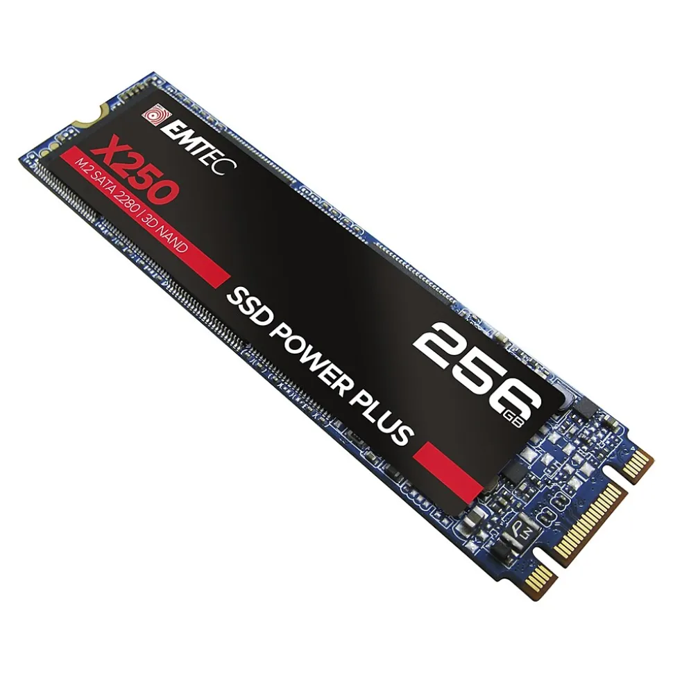 Emtec X250 Power Plus ECSSD256GX250 256GB M.2 SATA Internal Solid State Drive