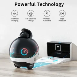 Enabot EBO X Home Robot, Black (EBO X)