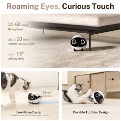 Enabot ROLA Mini Companion Robot, Black (ROLA Mini)