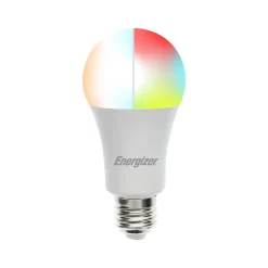 Energizer Connect Smart LED Bulb, Multi-White and Multi-Color, A19 (EAC2-1003-RGB)