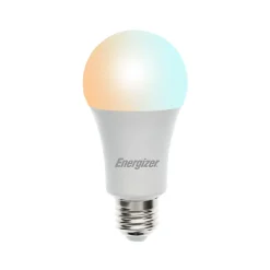 Energizer Connect Smart LED Bulb, Multi-White and Multi-Color, A19 (EAC2-1003-RGB)