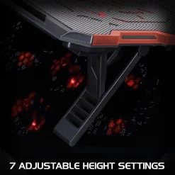 ENHANCE Cryogen ENGXC20100RDWS Laptop Cooling Stand, USB Connectivity, Red