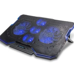 ENHANCE Cryogen Laptop Cooling Stand, USB Connectivity, Blue/Black (ENGXC20100BLWS)