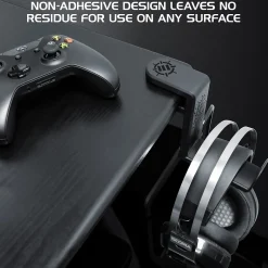 ENHANCE ENUNHPM100BKEW Gaming Headphone Mount, Black