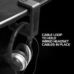 ENHANCE ENUNHPM100BKEW Gaming Headphone Mount, Black