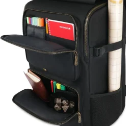 ENHANCE Tabletop Roleplaying Game Backpack, Large, Black (7527074)