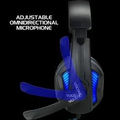 Enhance Voltaic Pro 7.1 Surround Gaming Headphones, USB, Black/Blue (ENVOH7L100BLEW)