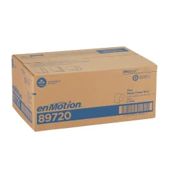 enmotion Flex Hardwound Paper Towels, 1-ply, 550 ft./Roll, 6 Rolls/Carton (89720)