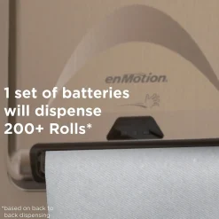 enmotion Hardwound Paper Towels, 1-ply, 700 ft./Roll, 6 Rolls/Carton (89420)