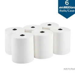 enmotion Premium Recycled Hardwound Paper Towels, 1-ply, 425 ft./Roll, 6 Rolls/Carton (89410)