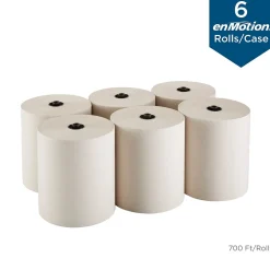 enmotion Recycled Hardwound Paper Towels, 1-ply, 700 ft./Roll, 6 Rolls/Carton (89440)
