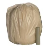 Envision LLDPE 60 Gallon Industrial Trash Bag, 58" x 38", Low Density, 1 mil, Gray, 100 Bags/Box, 10 Rolls (L385810K)