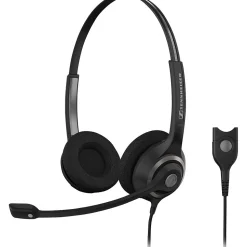 EPOS Impact Easy Disconnect Stereo Headset, Black (SC260)